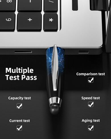 Bilious USB Flash Drive, USB 2.0 2PCS Thumb Drive Portable Pen Design USB Memory Stick, Waterproof Jump Pen Drive for Storage and Backup in Saudi Arabia
