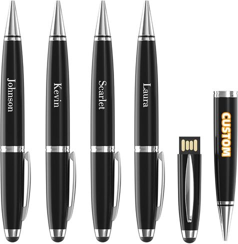 Bilious USB Flash Drive, USB 2.0 2PCS Thumb Drive Portable Pen Design USB Memory Stick, Waterproof Jump Pen Drive for Storage and Backup in Kuwait