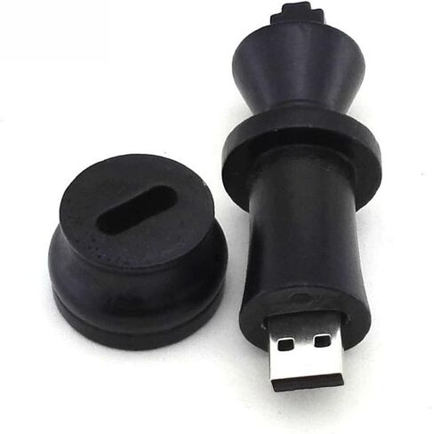 Aneew Wood Black 32GB خشبي ثلاثي الأبعاد الشطرنج الدولي USB فلاش محرك بندريف يو القرص in Kuwait