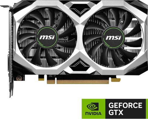 بطاقة رسومات MSI Gaming GeForce GTX 1650 128-Bit HDMI/DP/DVI 4GB GDRR6 HDCP تدعم DirectX 12 VR Ready OC (GTX 1650 D6 Ventus XS OCV3) in Saudi Arabia