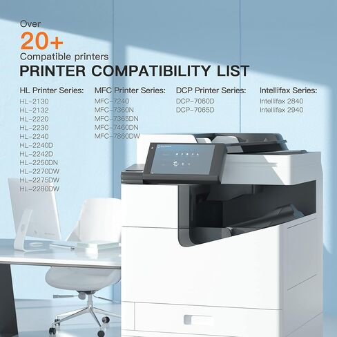 خرطوشة حبر متوافقة مع E-Z Ink (TM) لطابعة Brother TN450 TN420 TN-450 TN-420 للاستخدام مع HL-2270DW HL-2280DW HL-2230 HL-2240 MFC-7360N MFC-7860DW DCP-7065DN Intellifax 2840 (1 اسود in Kuwait