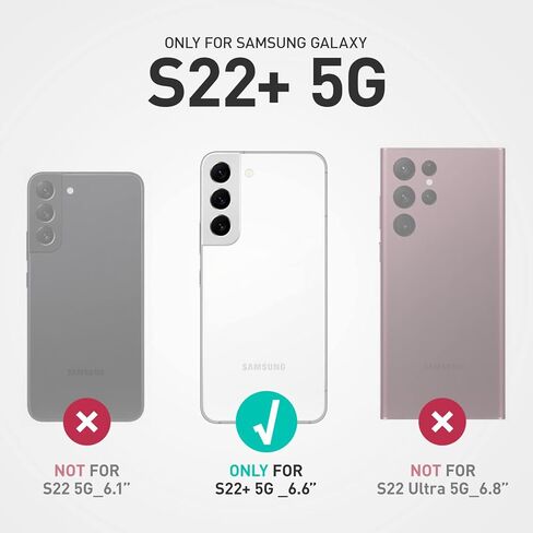 حافظة سلسلة SUPCASE Unicorn Beetle Pro لهاتف Samsung Galaxy S22 Plus 5G (إصدار 2022)، حافظة متينة بطبقة مزدوجة ومشبك حزام ومسند بدون واقي شاشة مدمج (رودي) in Kuwait