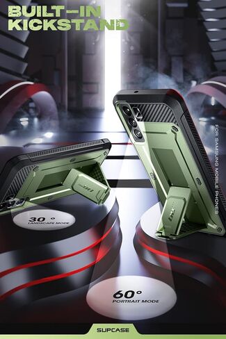 حافظة سلسلة SUPCASE Unicorn Beetle Pro لهاتف Samsung Galaxy S22 Plus 5G (إصدار 2022)، حافظة متينة بطبقة مزدوجة ومشبك حزام ومسند بدون واقي شاشة مدمج (رودي) in Kuwait