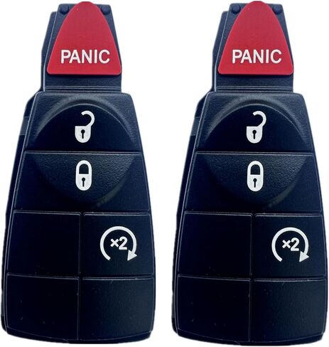 Keyless Entry Remote Key Fob Skin Replacement for Chrysler Town and Country Dodge Durango Grand Caravan Journey Ram 1500 2500 3500 Jeep Grand Cherokee GQ4-53T M3N5WY783X IYZ-C01C in Saudi Arabia