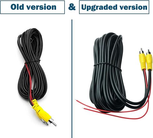 Upgraded Version Thickened 34FT/10m Backup Camera RCA Video Cable,RCA Male to Male Plug Car Rear View Parking Backup Camera Video Audio Extension Cable with Detection Trigger Wire in Kuwait