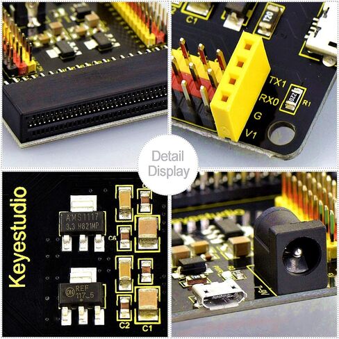 KEYESTUDIO Microbit Sensor Breakout Board V2 I2C SPI Micro USB for BBC Micro:bit in Saudi Arabia