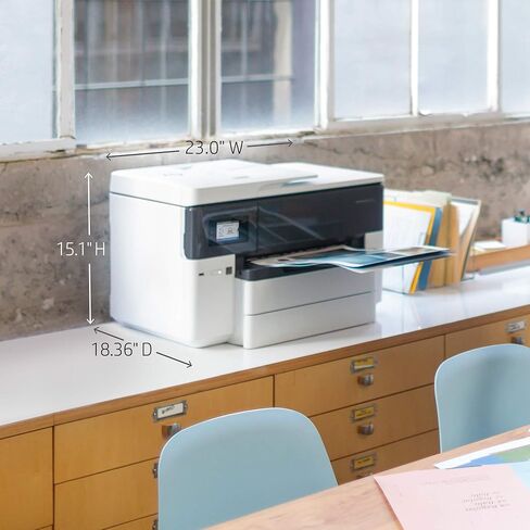 HP - طابعة ديسك جيتس G5J38A B1H اوفيس جيت برو 7740 بتنسيق واسع الكل في واحد مع طباعة مزدوجة in Saudi Arabia
