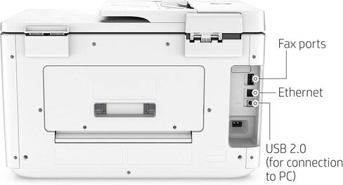 HP - طابعة ديسك جيتس G5J38A B1H اوفيس جيت برو 7740 بتنسيق واسع الكل في واحد مع طباعة مزدوجة in Saudi Arabia