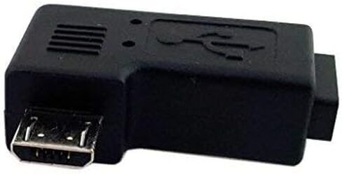 JSER 90 Degree Left Angled Micro USB 2.0 5P Male to Female M to F Extension Adapter in Saudi Arabia