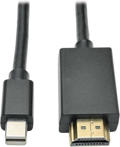 تريب لايت كيبل محول ميني ديسبلاي بورت الى HDMI MDP-HDMI، 1080p، (M/M)، 3 قدم (P586-003-HDMI) in Saudi Arabia