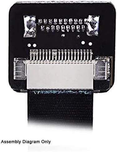 NFHK CYFPV مزدوج 90 درجة بزاوية قائمة HDMI نوع A ذكر إلى ذكر HDTV FPC كابل مسطح لـ FPV HDTV Multicopter التصوير الجوي 80 سم in Kuwait