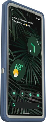 OtterBox Pixel 6 Pro Defender Series Case - FORT BLUE, rugged & durable, with port protection, includes holster clip kickstand in Kuwait