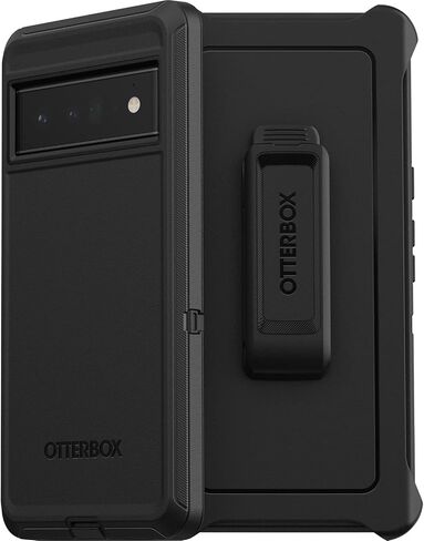 OtterBox Pixel 6 Pro Defender Series Case - FORT BLUE, rugged & durable, with port protection, includes holster clip kickstand in Kuwait