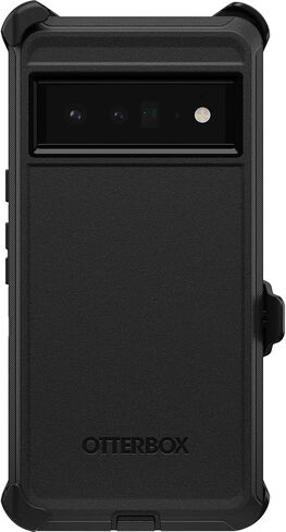 OtterBox Pixel 6 Pro Defender Series Case - FORT BLUE, rugged & durable, with port protection, includes holster clip kickstand in Kuwait