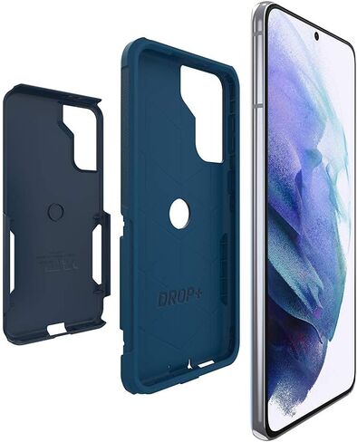 OtterBox Galaxy S21+ 5G (فقط - لا يناسب الحجم غير الزائد أو Ultra) حافظة سلسلة Commuter - لا تناسب الحجم غير الزائد أو Ultra) - أسود، نحيف وقوي، صديق للجيب، مع حماية للمنافذ in Saudi Arabia