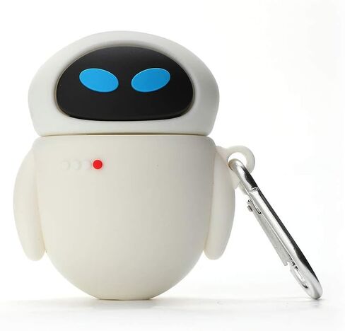 حافظة حماية متوافقة مع سماعات ايربود 1 و2 بتصميم افاتار كرتوني لطيف ثلاثي الابعاد من السيليكون بتصميم ايف، حافظة سيليكون ناعمة محمولة ومضادة للصدمات، حافظة شحن ابل ايربود 2 و1 (ايفا) in Kuwait