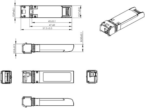 youyeetoo BPI-R3 Single Board Computer SFP+ 2.5G BX10 Module - 10KM, Fast 2.5Gbps, LC Connector (A Set) in Saudi Arabia