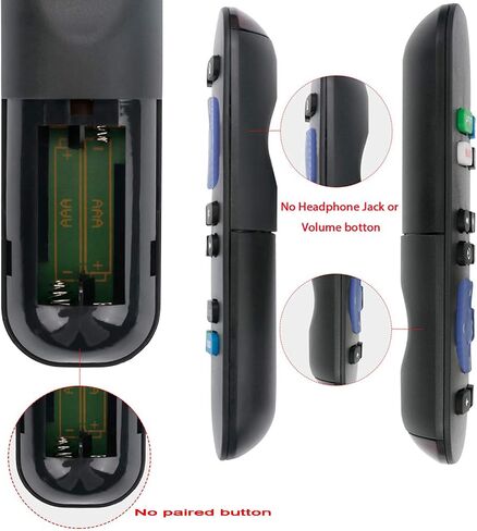 VINABTY New Replacement Remote fit for Roku 1 2 3 4 Premiere 4620XB 4620R 3900XB 3050R 3700XB 2000C 2710R 4210XB 3900R 2500R LT 2700R 2450XB 3710RW with 4 Shourtcuts Keys, for Set Top Box in Saudi Arabia