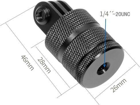 Niewalda Aluminum Bike/Motor Handlebar Mount for GoPro and Action Cameras | 360° Rotary Motorcycle Clamp Holder for AKASO Campark, Professional Cycling Bracket for Vlogging in Saudi Arabia