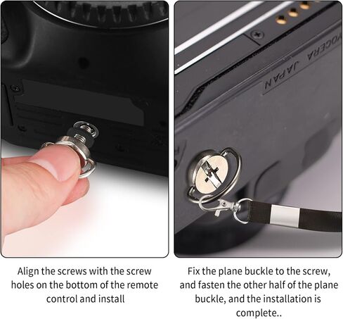 4 Pcs M4 Camera Tripod Mounting Screws, D-Ring Stainless Steel Camera Fixing Screws, Compatible with DJI RC and Mini 3 Pro Remote Controller, Camera Tripod Monopod Quick Release Plate in Kuwait