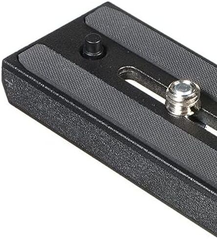 Manfrotto 501PL Rapid Connect Sliding Plate with 1/4'' and 3/8'' Camera Fixing Screws,Black in Saudi Arabia