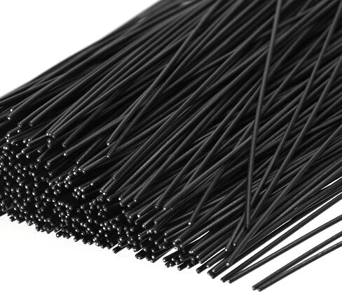 uxcell Metallic Twist Ties 100mmx2mm Plastic Green Cable Cord Ties 500pcs in Saudi Arabia