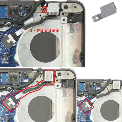 Deal4GO DC Power Jack Cable Charging Port Replacement for Dell Latitude E7270 E7470 Ultrabook DC30100X000 0VCYYW VCYYW in Saudi Arabia