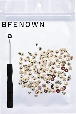 Bfenown 50 قطعة مسامير لوحة المفاتيح + مفك براغي لجهاز MacBook pro Retina A1706 A1707 A1990 A1708 A1989 A2141 A1932 A2179 A2251 A2289 A2337 A2338 A2442 A2485 A2681 A2779 A2780 A2941، سنة 2016-20 23 in Kuwait
