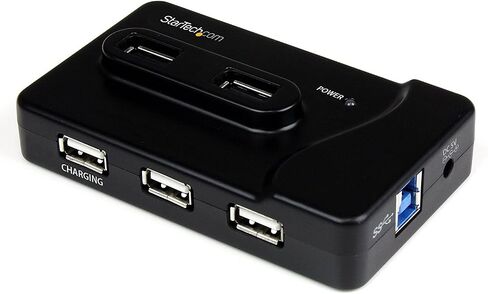 ستارتيك.كوم ST7320USBC - 7 منافذ USB 3.0 / USB 2.0 كومبو مع منفذ شحن 2 امبير 2 × USB 3.0 و5 × USB 2.0 in Saudi Arabia
