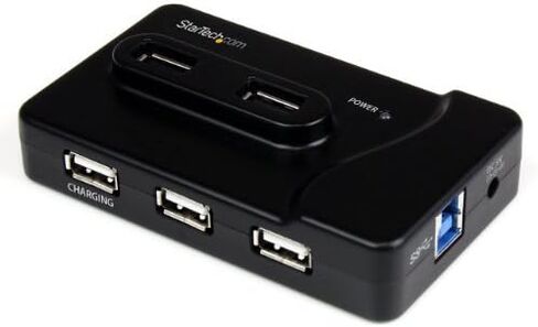 ستارتيك.كوم ST7320USBC - 7 منافذ USB 3.0 / USB 2.0 كومبو مع منفذ شحن 2 امبير 2 × USB 3.0 و5 × USB 2.0 in Saudi Arabia