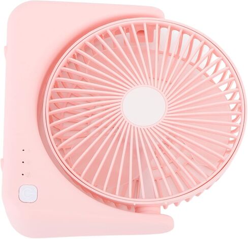 VBESTLIFE Portable Desk Fan, Quiet 30dB Small USB Desk Fan for Home Travel (Pink) in Saudi Arabia