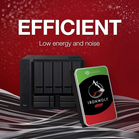 سيجيت قرص صلب داخلي 1TB NAS من ايرون وولف - 3.5 انش ساتا 6 جيجابت/ثانية 5900 دورة في الدقيقة ذاكرة تخزين مؤقت 64 ميجابايت للتخزين المرفق بشبكة ريد - تغليف خالٍ من الاحباط (ST1000VN002) 16TB in Kuwait
