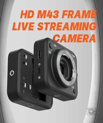 كاميرا YONGNUO YN433 بدون مرآة Micro Four Thirds M43 مع بث مباشر، كاميرا بث مباشر احترافية 4K USB، تدعم البث المباشر متعدد الكاميرات in Kuwait