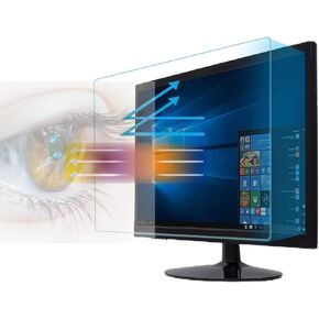 واقي شاشة JiSiTeCai Superior مضاد للضوء الأزرق ومضاد للوهج (عبوتان) للشاشات مقاس 24 بوصة مع نسبة عرض إلى ارتفاع تبلغ 16:9. سهل التنصيب in Kuwait