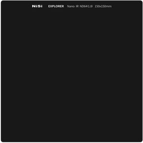 NiSi ND1000 150x150mm مجموعة إكسبلورر IR ND | فلتر عدسة محايدة الكثافة من الزجاج المقسى 10 توقفات | التصوير الفوتوغرافي بالتعريض الطويل والمناظر الطبيعية in Kuwait