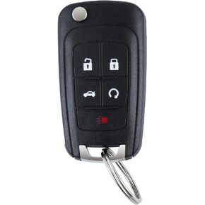 استبدال جهاز التحكم عن بعد القابل للطي مناسب لـ 2010-2019 Chevy Equinox، 2011-2016 Cruze Malibu Camaro Trax /Buick Lacrosse Regal Verano Trunk Car دخول بدون مفتاح غير مقطوع Key Fob (FCCID: OHT01060512) حزمة من 2 in Kuwait
