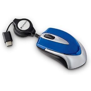 فيرباتيم ماوس ضوئي صغير للسفر بمنفذ USB-C - اسود in Saudi Arabia