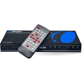 OREI 4K HDMI Multi Viewer 2 in 1 Out Switcher 2 Ports Seamless IR Remote Support 4K @ 60 هرتز 1080P لـ PS4/PC/DVD/كاميرا الأمان HDMI Switch مخرج الصوت البصري L/R - (UHD-201MV) in Saudi Arabia