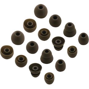 ALXCD Replacement Eartips Silicone Earbuds Buds Set Compatible with Powerbeats Pro, 8 Pairs S/M/L/D 4 Sizes Soft Silicone Earbuds Tips, Compatible with Powerbeats Pro Headphones PB Pro (Black) in Kuwait