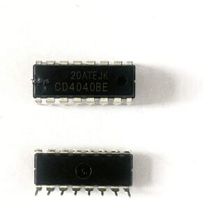 Todiys New 30Pcs for CD4040BE CD4040BD HCF4040BE HEF4040BP TC4040BP DIP-16 12 Stage CMOS Ripple-Carry Binary Counter/Dividers IC CD4040