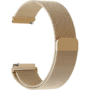 20mm Quick Release Watch Band Metal Strap for Samsung Galaxy Watch 7 6 5 4 3 FE 40mm 41mm 42mm 44mm 45mm 46mm Magnetic Mesh Watch Band for Amazfit Bip U Pro/GTS for Galaxy Watch Active/2 40mm 44mm in Kuwait