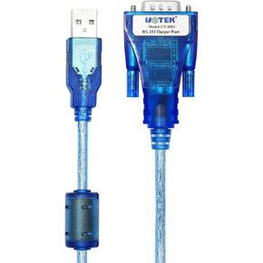 محول UOTEK USB إلى RS232، محول USB لكابل تسلسلي RS-232 4.9FT USB إلى RS232 محول واجهة مع دعم حماية ESD Win XP/Vista/7/8/10/Mac UT-8801 in Kuwait