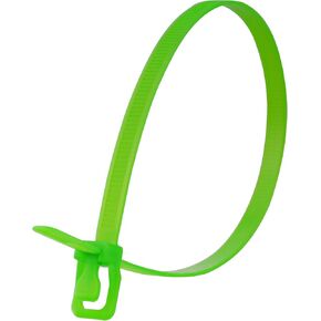 RETYZ WorkTie مقاس 60.96 سم طبيعيًا وقابل لإعادة الاستخدام بيد واحدة وخالي من الأدوات وربطة كابل حاصلة على براءة اختراع وحل ربط بسحاب - 20 عبوة in Kuwait