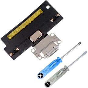 MMOBIEL Dock Connector Compatible with iPad Pro (10.5-inch) 2017 - Charging Port Flex Cable - Headphone Port/Microphone/Antenna Replacement - Incl. Screwdrivers - Black in Saudi Arabia
