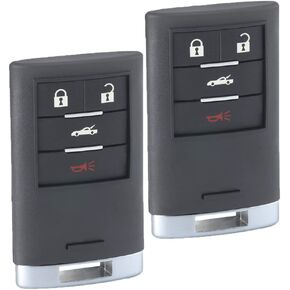 زوج Keyecu استبدال مفتاح فوب الذكي 4 أزرار لسيارة شيفروليه كورفيت 2008-2013، معرف لجنة الاتصالات الفيدرالية M3N5WY7777A، P/N:25926479 25926480 in Kuwait