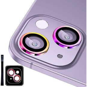[3 Pack Compatible for iPhone 14 Plus ＆ iPhone 14 Camera Lens Protector 9H Tempered Glass, Anti-Scratch, Ultra HD, Case Friendly Camera Covers for iPhone 14 6.1" and iPhone 14 Plus 6.7" in Kuwait