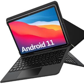 ZONKO 2023 Newest 2 in 1 Tablet 4GB+128 Storage+512GB Expand 10 inch Android 11, Octa Core Processor, HD Touchscreen,13MP Dual Camera, GMS Tablet with Detachable Keyboard in Kuwait