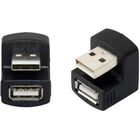 chenyang 2 Pack USB 3.0 Extender Adapter,USB 3.0 Male to Female Data Transfer Charging 180 Degree Angled Adapter in Kuwait