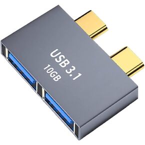 محول تمديد USB من النوع C سريع الشحن PD، موسع USB-C 3.1 أنثى إلى USB-C ذكر، شحن سريع PD ونقل التاريخ، لجهاز USB C MacBook Pro/Air