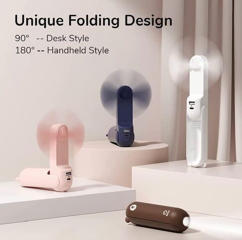 3 in 1 Foldable Fans (WHITE) in Kuwait